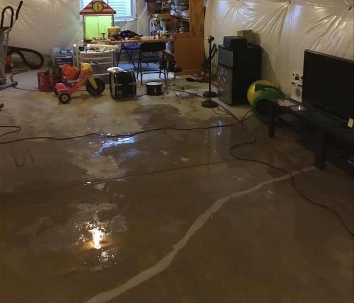water in a basement